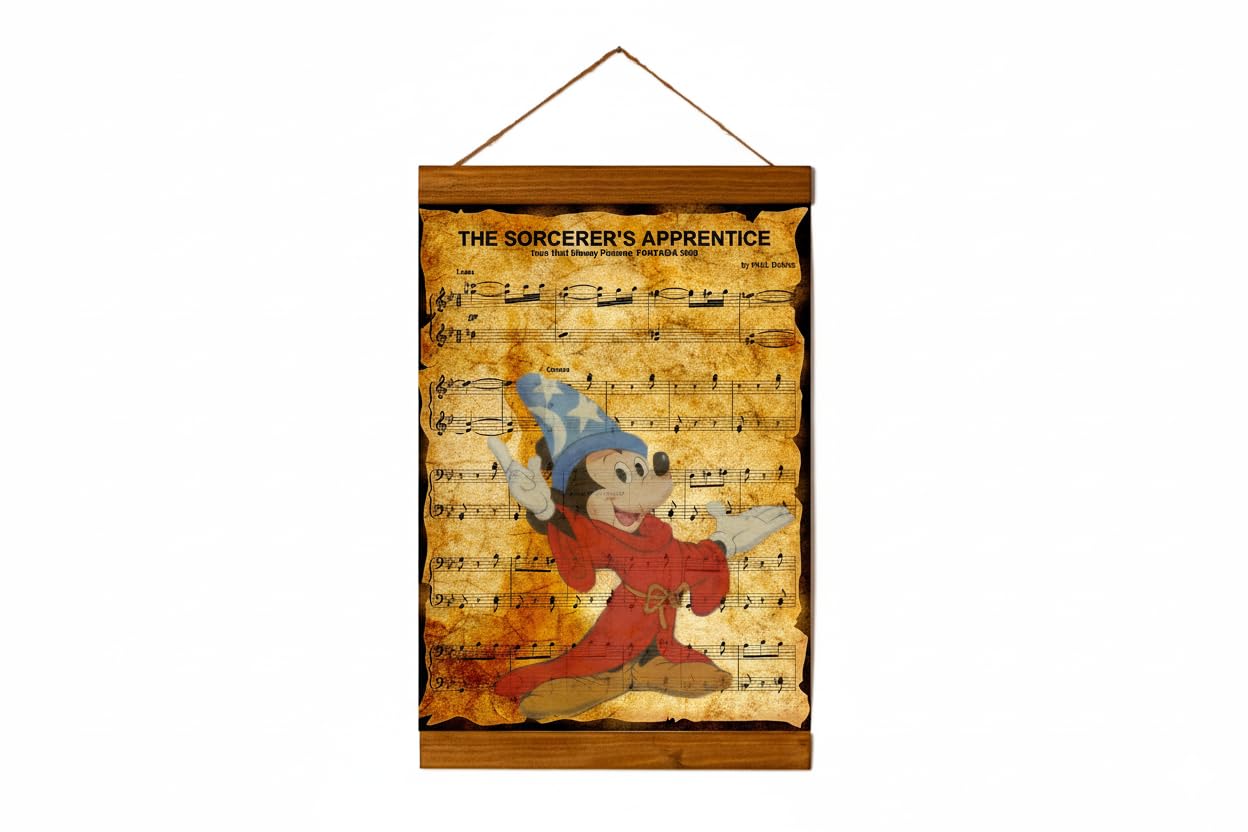 Amazon.com: Disney Mickey the Sorcerer's Apprentice Fantasia Sheet